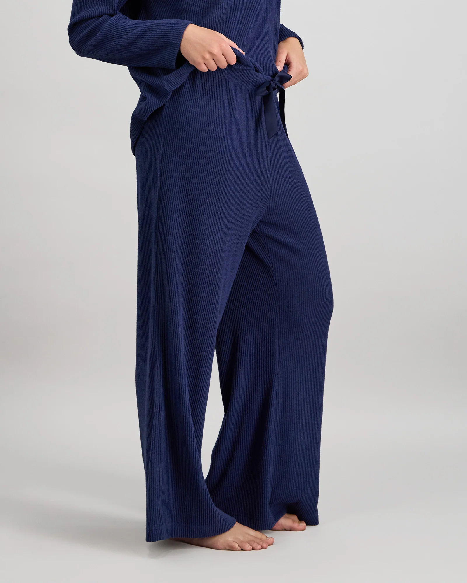 Relaxed Rib Long Pj Pant - Image 3