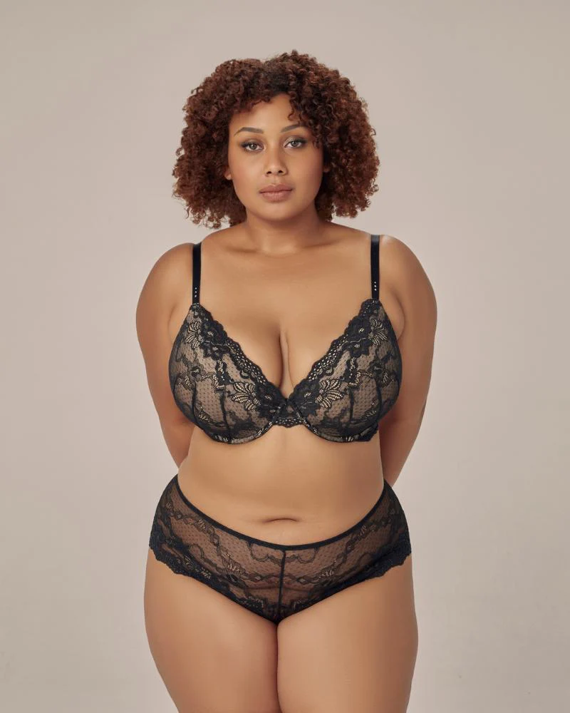 My Fit Lace Contour Plunge Bra - Image 2